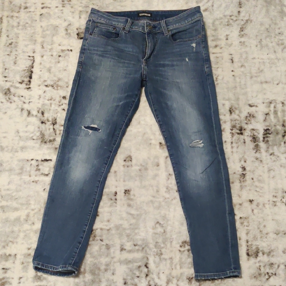 Express Faded Denim Jeans